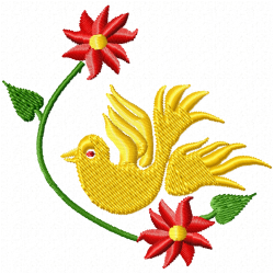 Flowers Embroidery Design 5